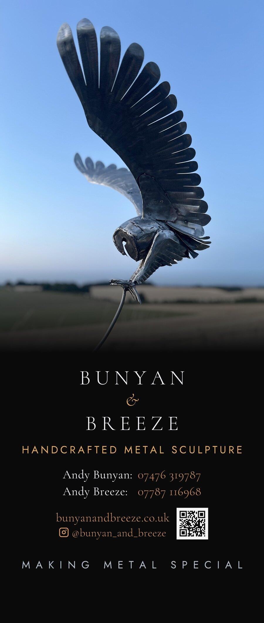 Bunyan & Breeze pull-up exhibition banner