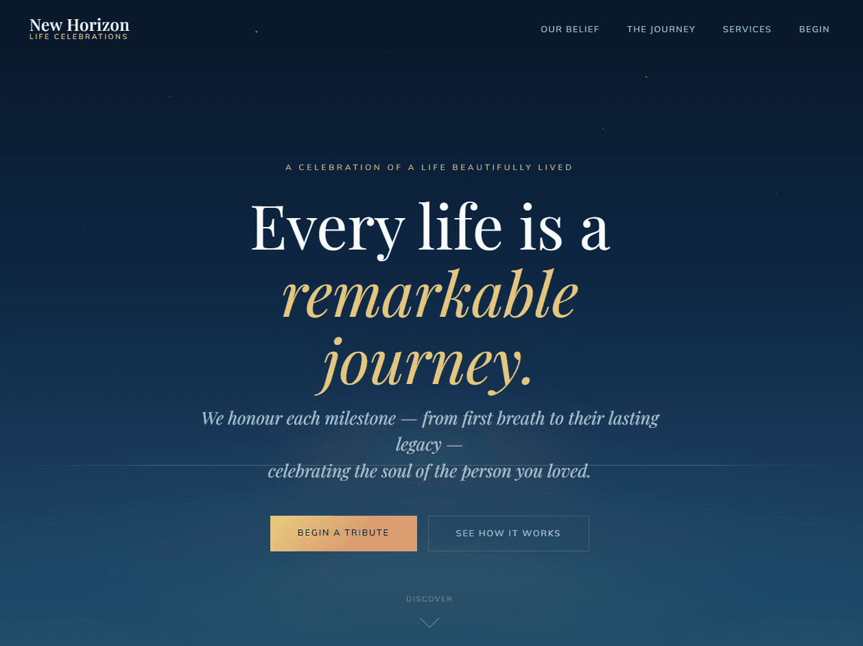 Wellbeing · Life Celebrations — coming soon